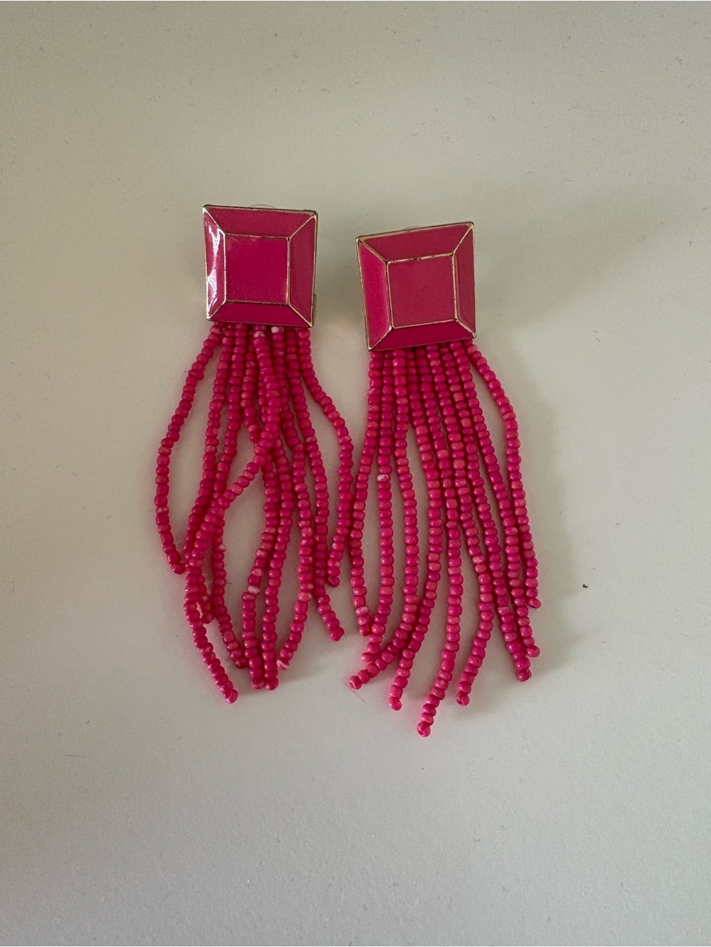 SugarFix by BaubleBar - hot pink statement earrings